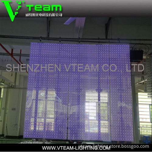 Vteam featured display flexible screen / soft video wall